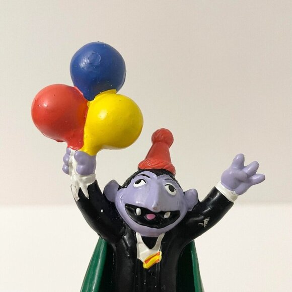 Vtg Sesame Street Muppets Figures Big Bird Count Dracula Snuffleupagus Flaws - Picture 3 of 16